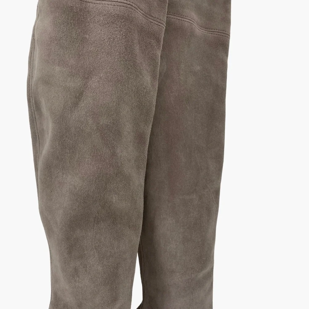 Stuart Weitzman Gray Suede Highland‎ Boot